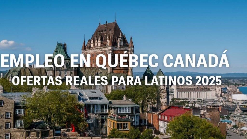 Empleo en Québec Canadá | Ofertas Reales para Latinos 2025