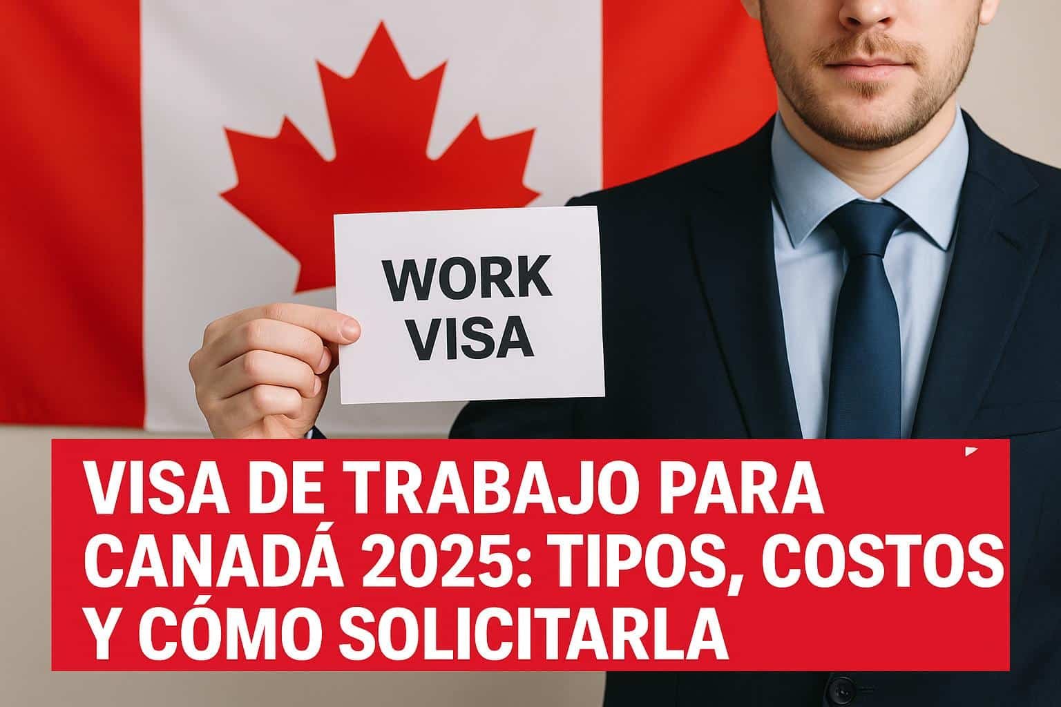 Visa de Trabajo para Canadá 2025: Tipos, Costos y Cómo Solicitarla