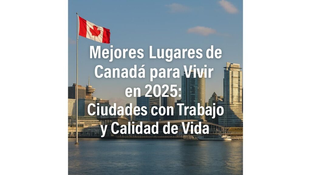 Mejores Lugares de Canadá para Vivir en 2025: Ciudades con Trabajo y Calidad de Vida