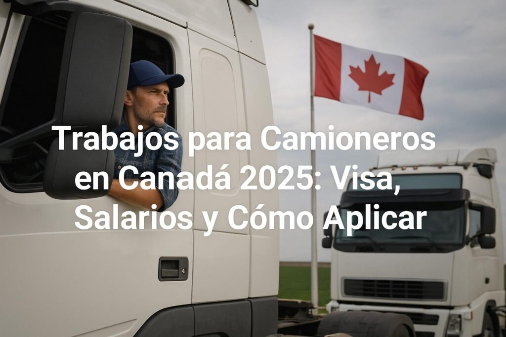 Trabajos para Camioneros en Canadá 2025