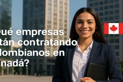 ¿Qué empresas están contratando colombianos en Canadá en 2025?